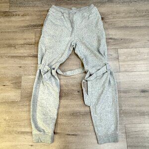 Jeremy Scott x Adidas  Bondage Terry Cloth Joggers